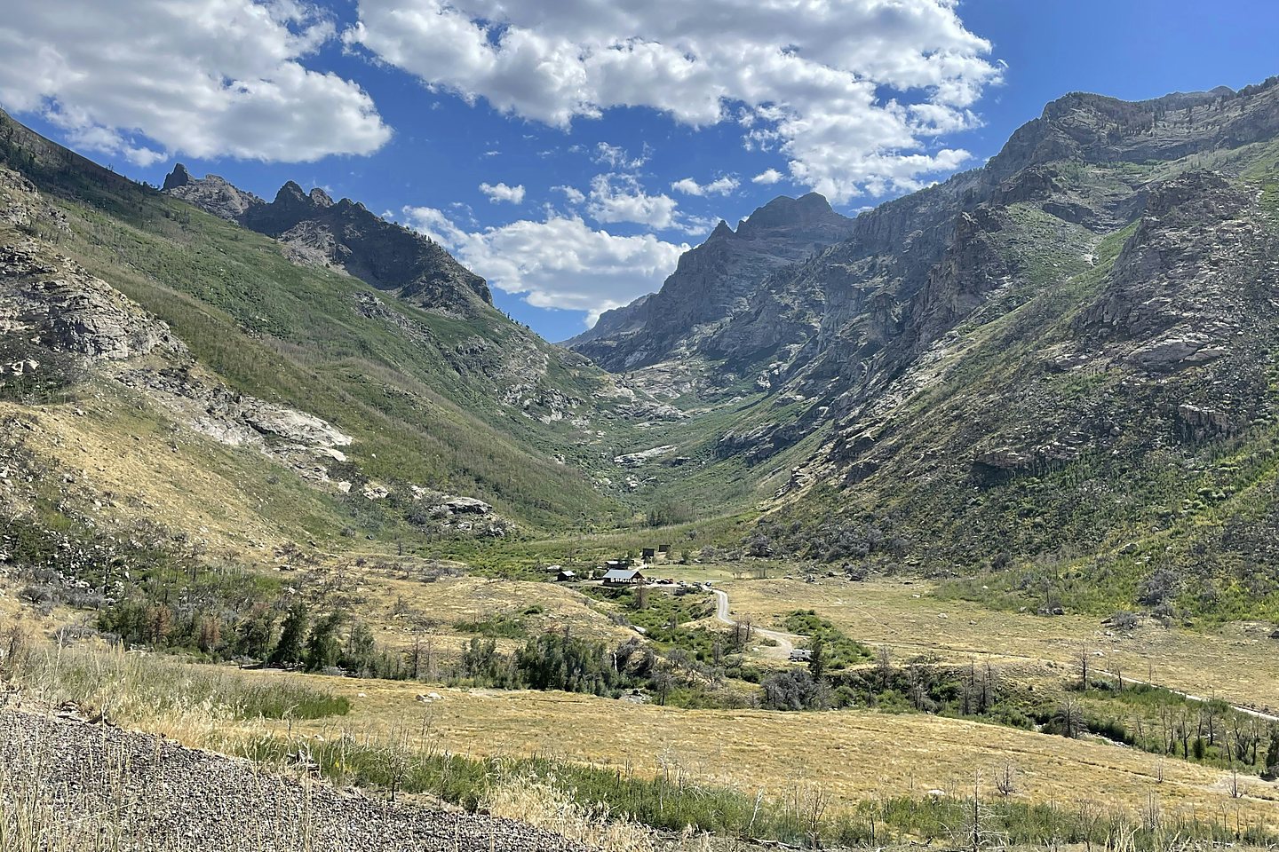 Lamoille Canyon in the Ruby Mountains near Elko, Nevada. Elko home loans and mortgage pre-approval with Art Loera, PRMG.